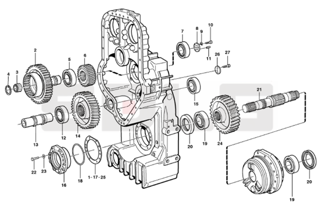 Корпус ГМКП 22582HT220 (раздел 1)